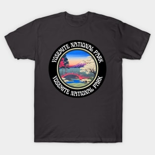 At the Yosemite National Park Japanese Lake Life T-Shirt